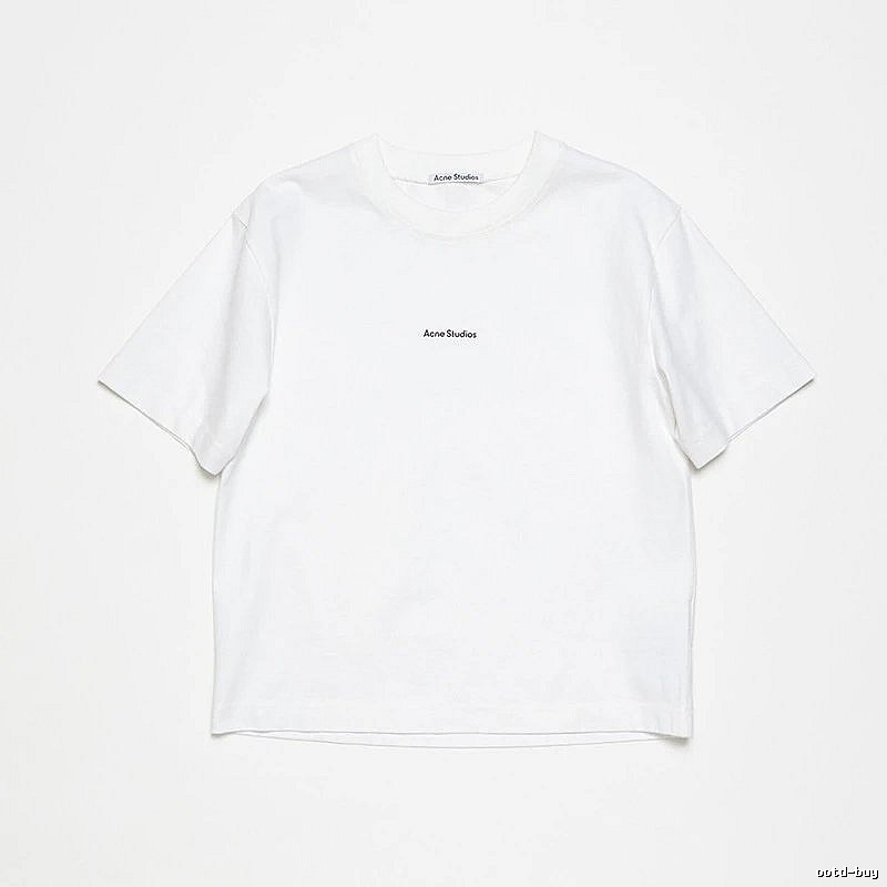 Acne Studios 2090-80 White Style Ac908042 Stockholm Logo T-Shirt Statement Graphic