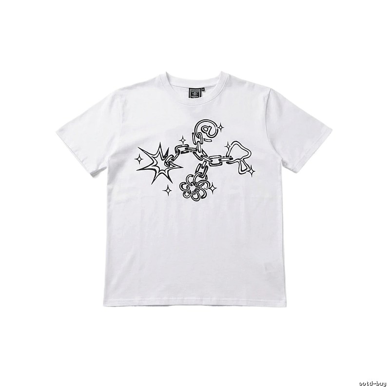 ADWYSD Graffiti Style White T-shirt