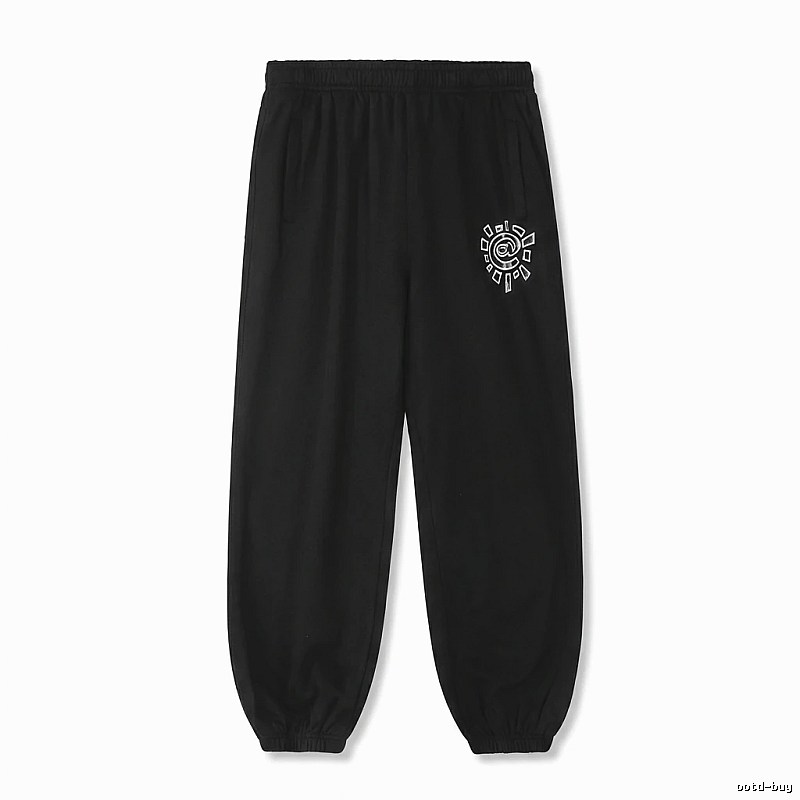 ADWYSD Printed Casual Black Pants