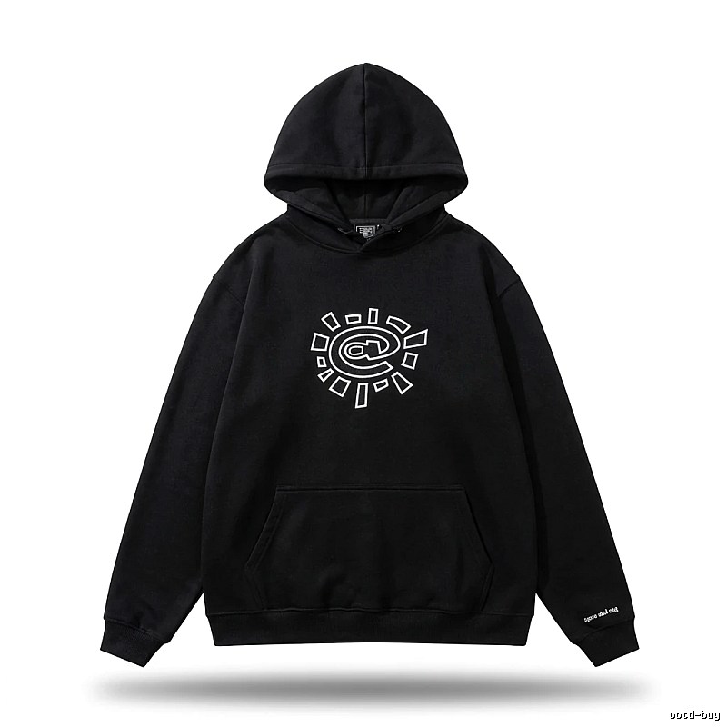 ADWYSD Sunflower Trendy Cool Black Hoodie