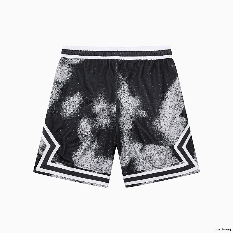 AJ Spray Painting Style Black Shorts
