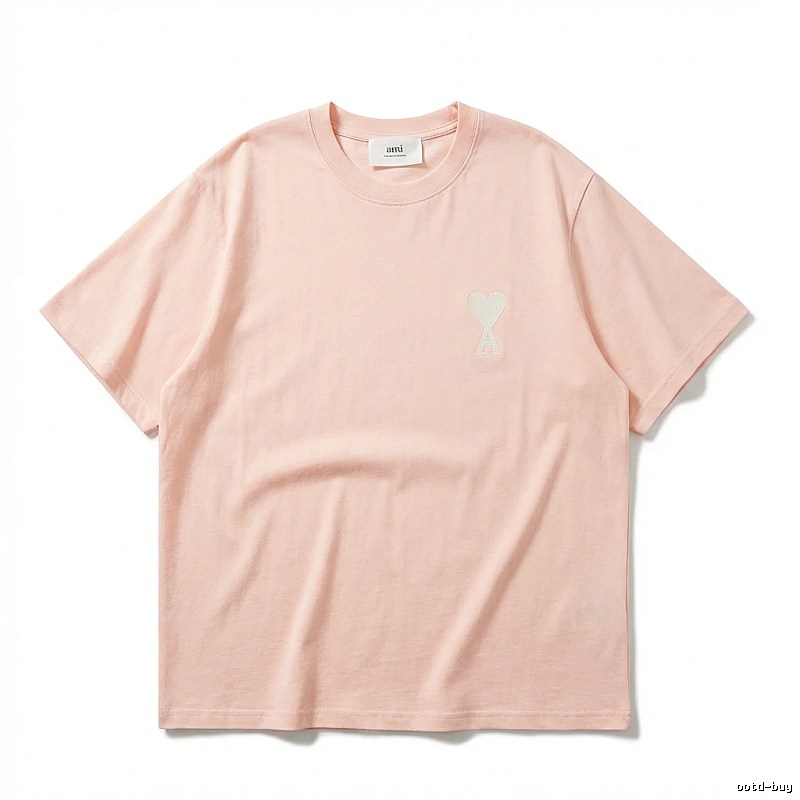 AMI Basic Pink T-shirt