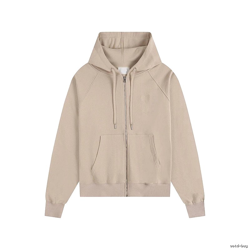 AMI Extremely Complex Style Beige Hoodie