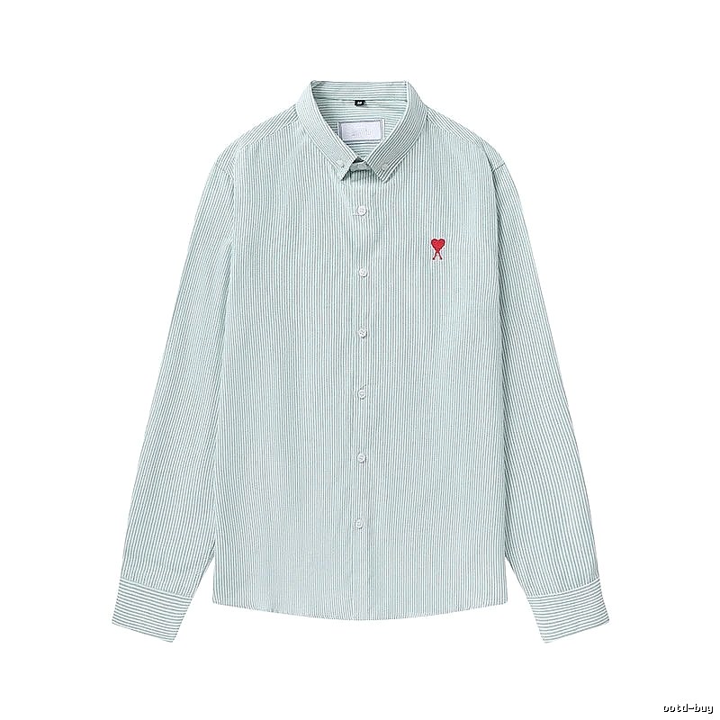 AMI Heart - Shaped Stripe Shirt