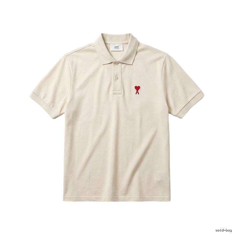 Ami Love Simple Style Polo Shirt