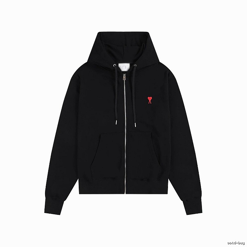 AMI Love Trend Brand Black Hoodie