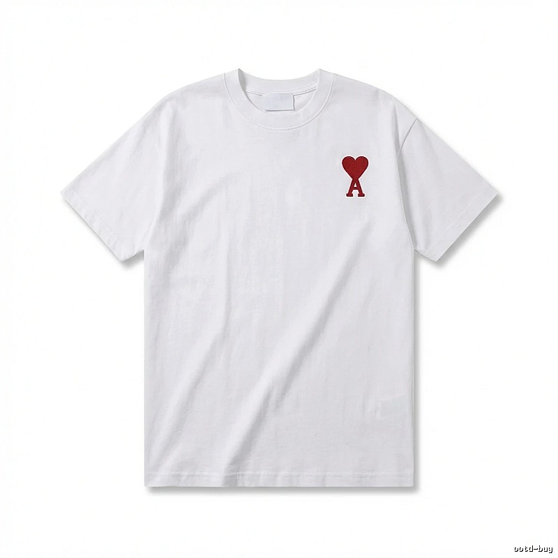 AMI minimalist style white T-shirt