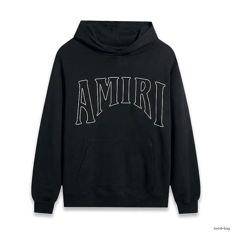 AMIRI Alphabet Style Black Sweatshirt