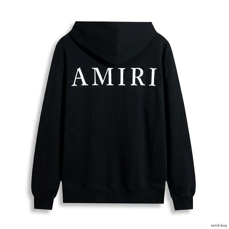 AMIRI Basic Simple Black Sweatshirt