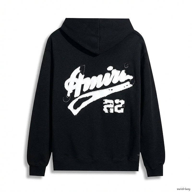 AMIRI Graffiti Style Black Hoodie