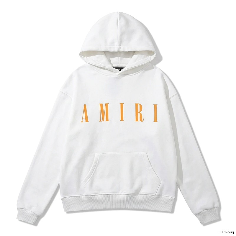 AMIRI letter trendy brand white sweatshirt