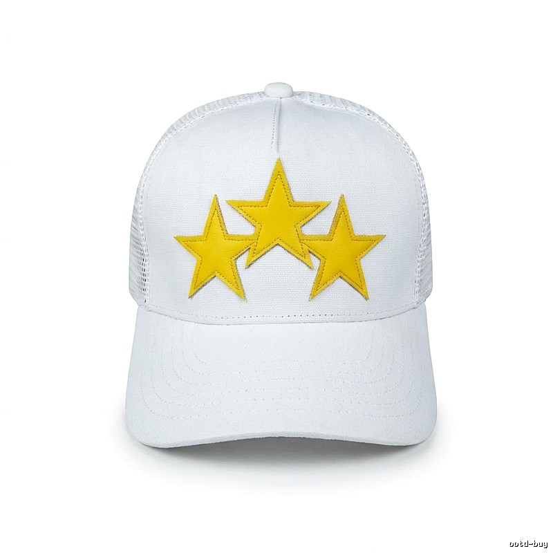 AMIRI Starry Trendy Cool Style White Hat