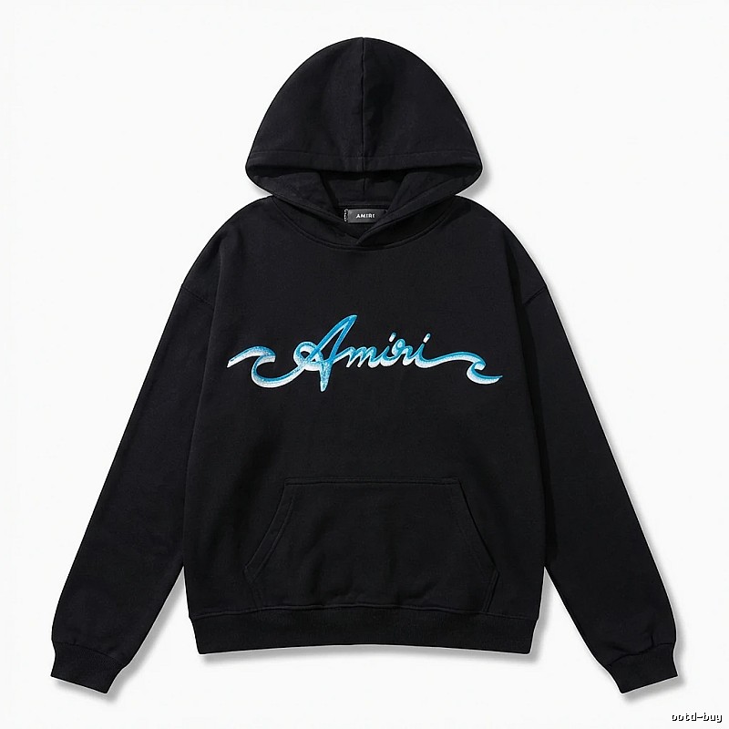 AMIRI Trendy Style Black Hoodie