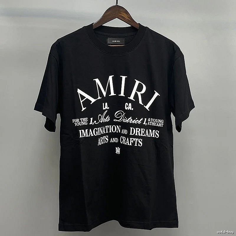 Amiri White Black Records Graphic T-Shirt Minimal Look