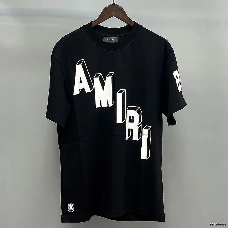 Amiri White Black Records Graphic T-Shirt Smart Casual
