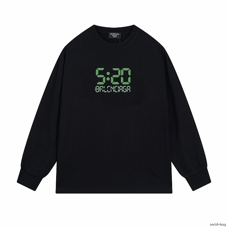 Balenciaga digital style black sweatshirt