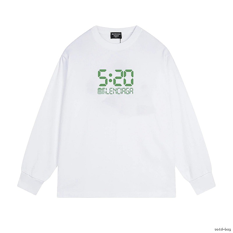 Balenciaga digital-style white T-shirt