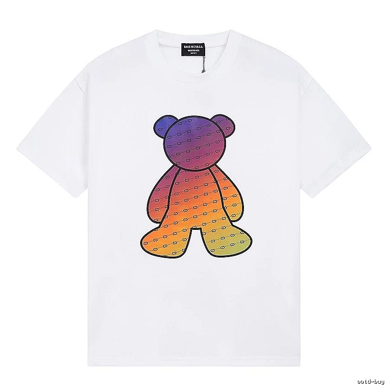 Balenciaga Gradient Bear White T-shirt