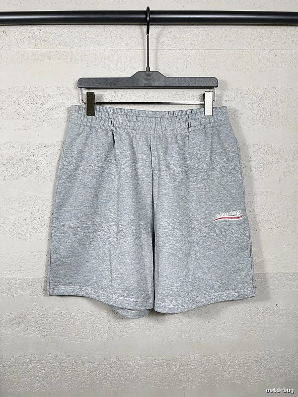 Balenciaga grey sports shorts