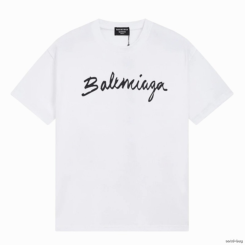 Balenciaga letter simple white T-shirt