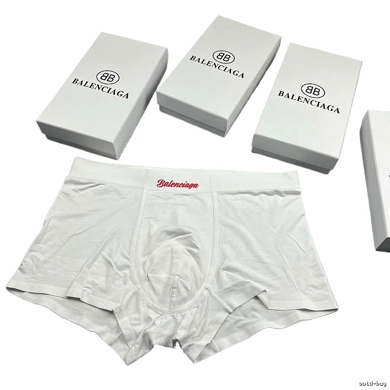Balenciaga minimalist style white underwear