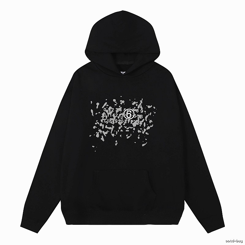 Balenciaga Monogram Logo hoodie Black Pullover Small for Layered Styling