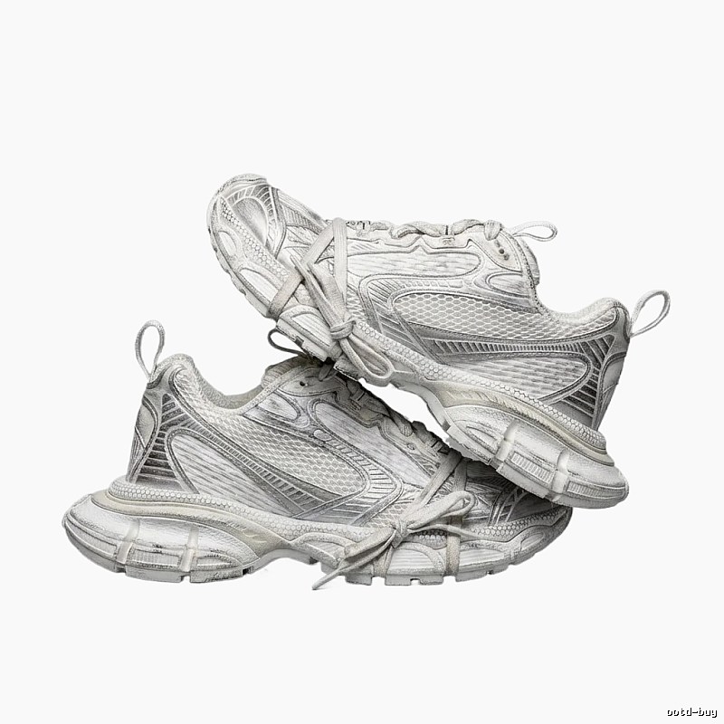 Balenciaga retro silver-gray sneakers
