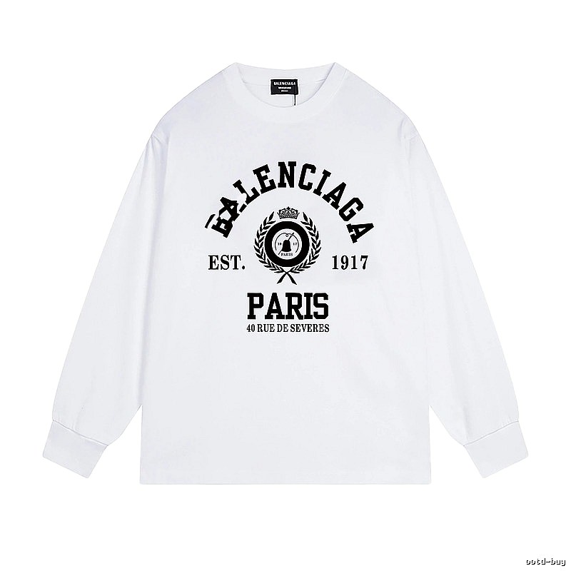 Balenciaga retro-style white T-shirt