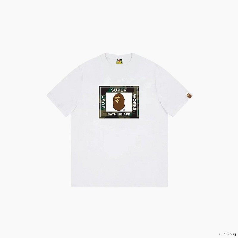 Bape Ape Head Camouflage Style Short-sleeve Shirt