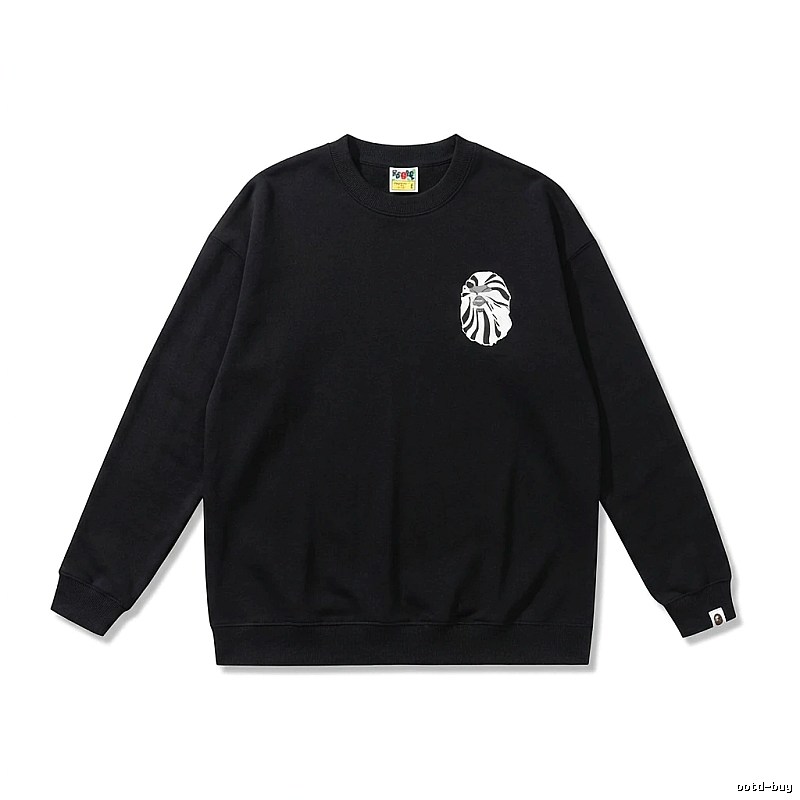 Bape Ape Head Casual Black Sweatshirt