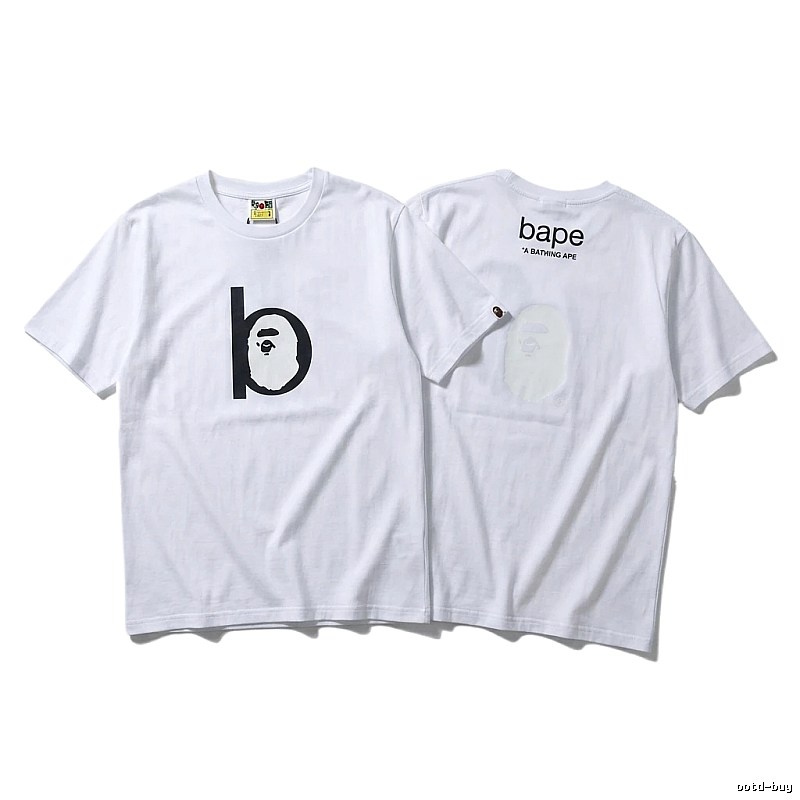 Bape Ape Head Simple White T-shirt