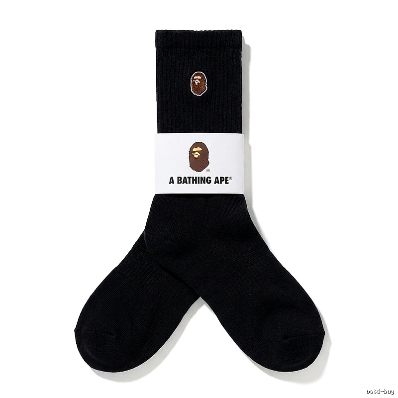 Bape Ape Head Trendy Black Socks