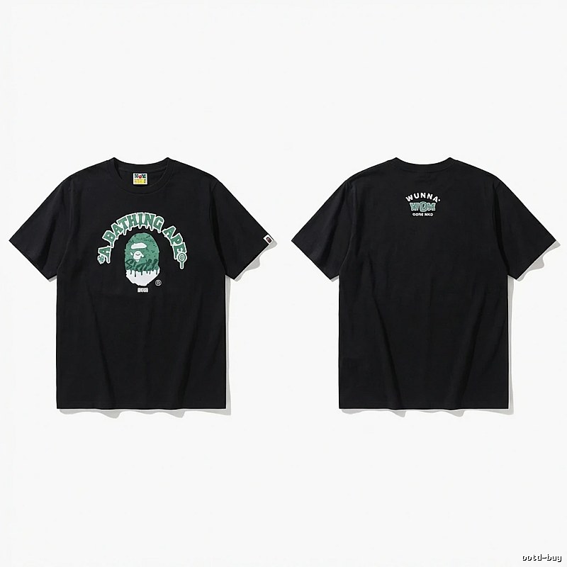 Bape Ape Head Trendy Black T-shirt