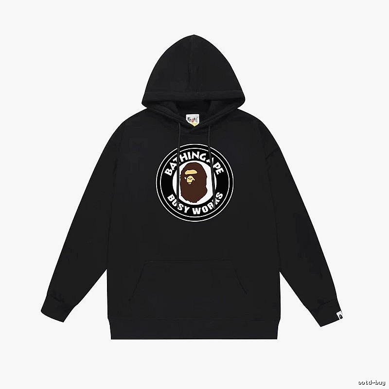 Bape Ape Head Trendy Cool Black Hoodie