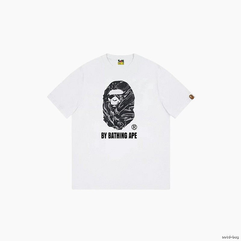 Bape Ape Head Trendy Cool White T-shirt