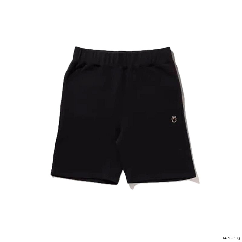 Bape basic black shorts