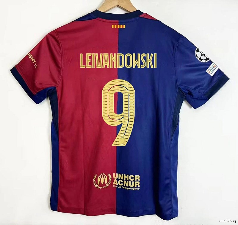 Barcelona Urban Gavi #6 soccer jersey Blue Red Barcelona with Statement Pattern