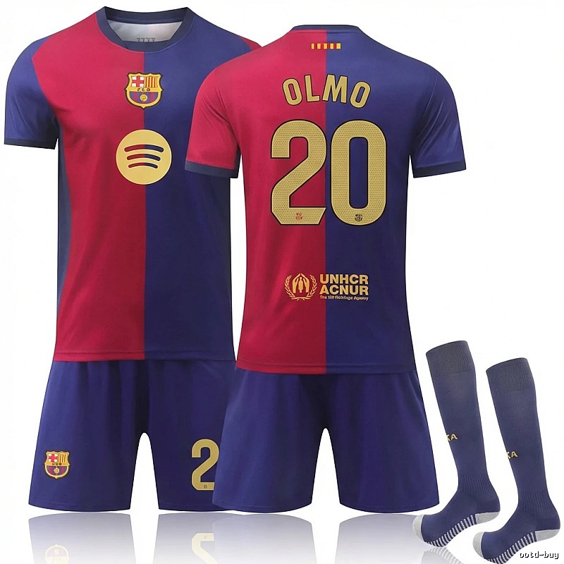 Barcelona's classic red and blue football jersey