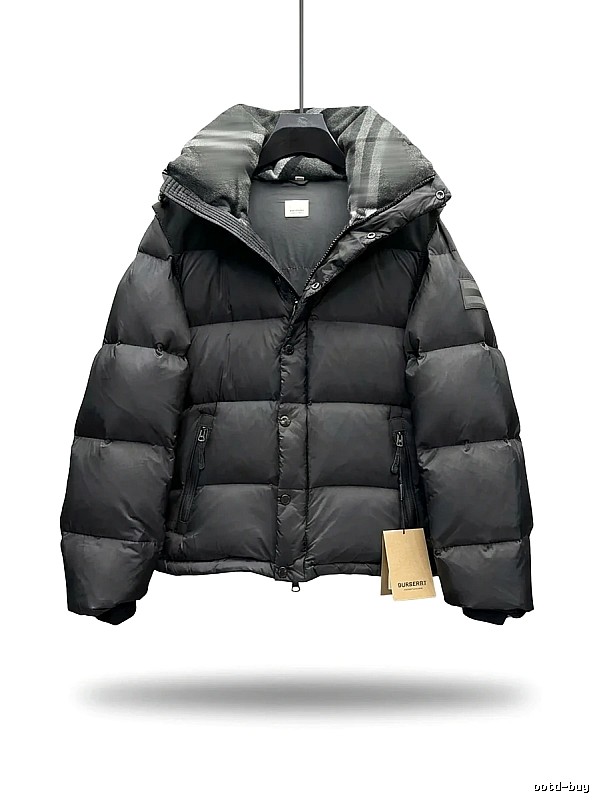 Black fashionable down jacket of Balenciaga