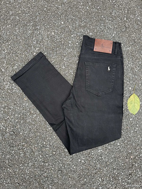 Black RalphLauren Slim Logo Pants - Everyday Edit