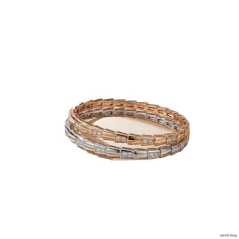 Bvlgari Spring Wind Two - Tone Bracelet