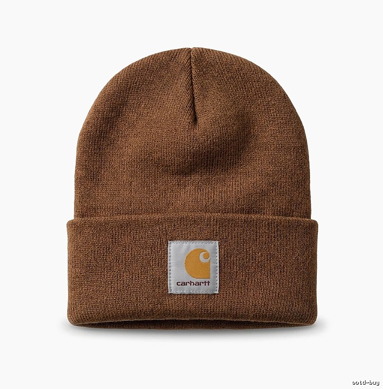 Carhartt classic brown knitted hat