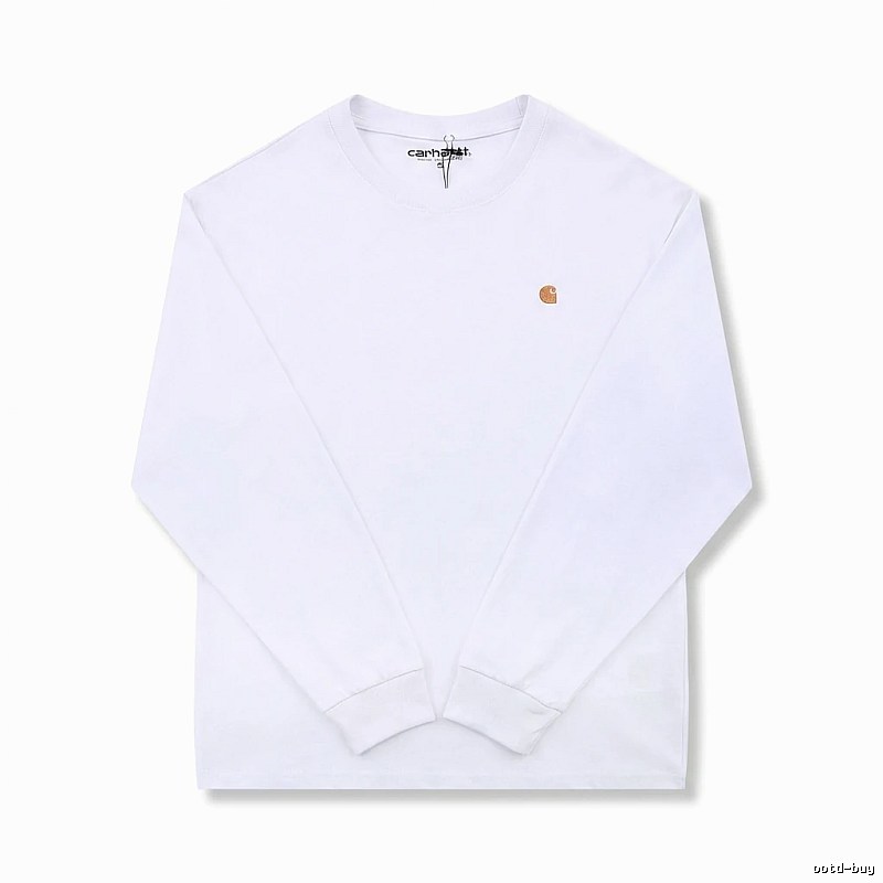 Carhartt classic simple style white sweatshirt