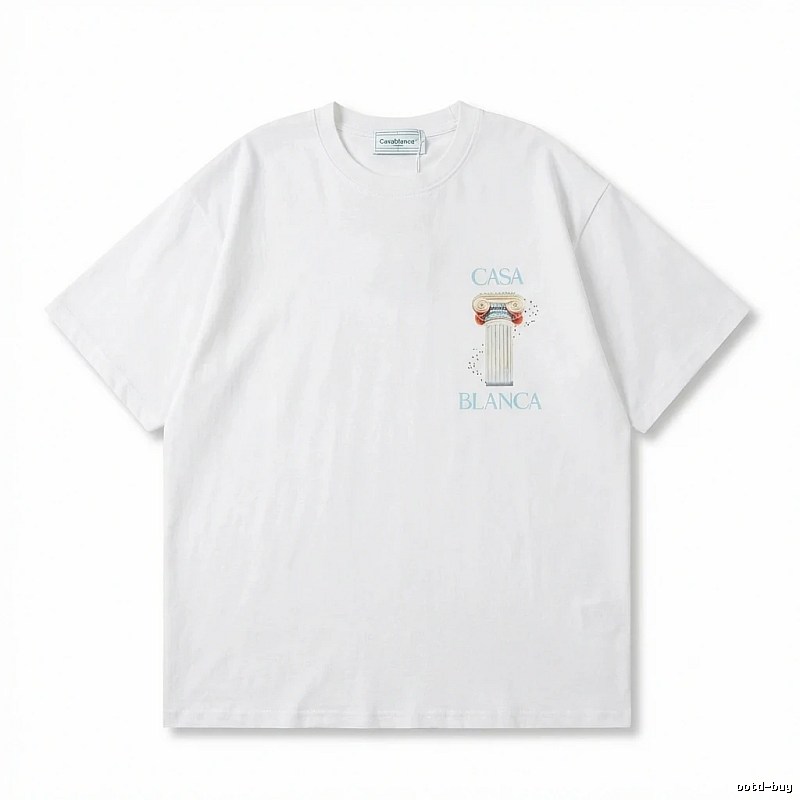 Casablanca Greek column style white T-shirt