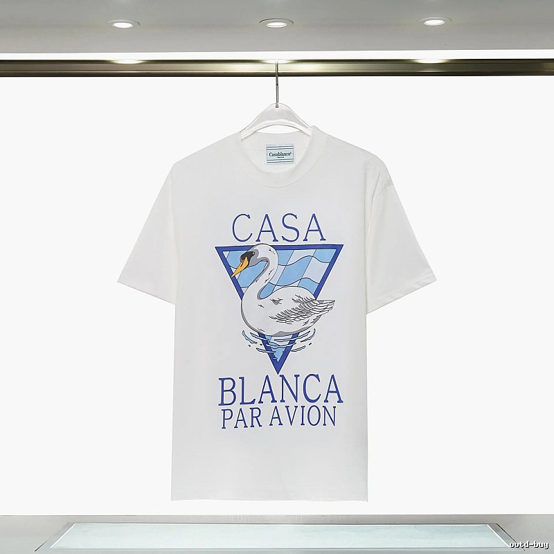 Casablanca Printed Fashionable White T-shirt
