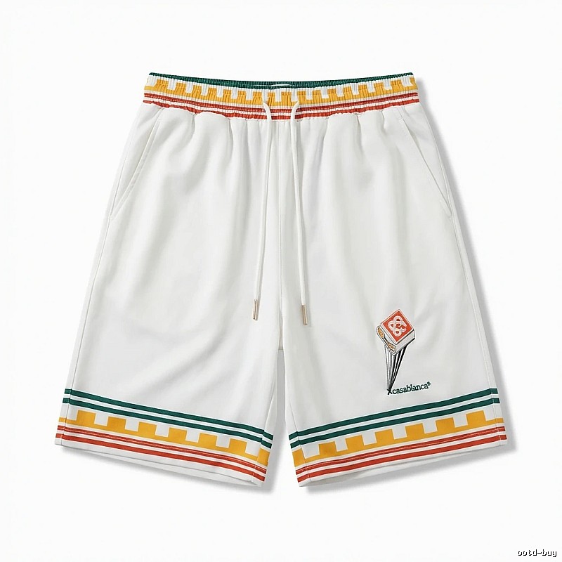 Casablanca retro style white shorts