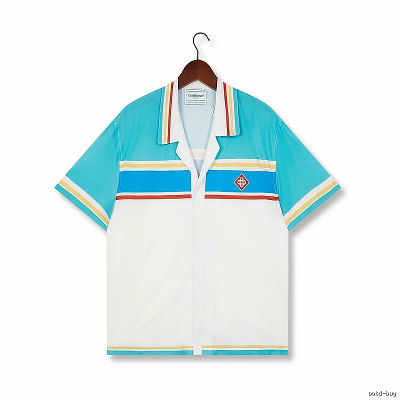 Casablanca striped retro-style shirt