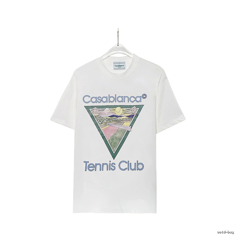 Casablanca Tennis Club Wind White T-shirt