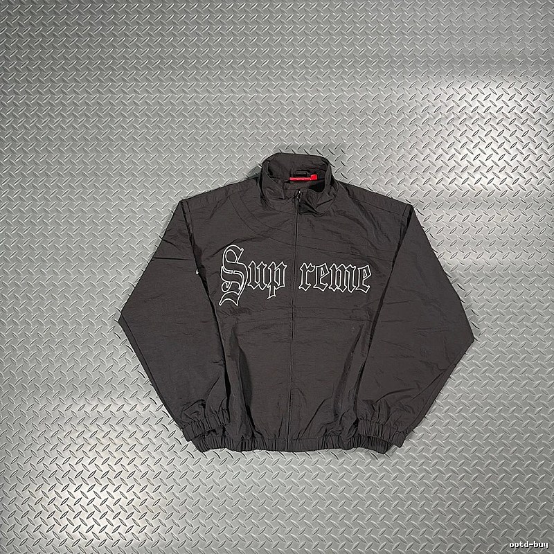 Charcoal Snoop Graphic Zip Track Jacket