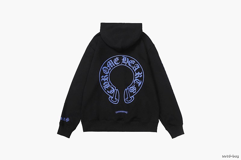 Chrome Hearts 2088-97 Black Cross Graphic Hoodie Downtown Style